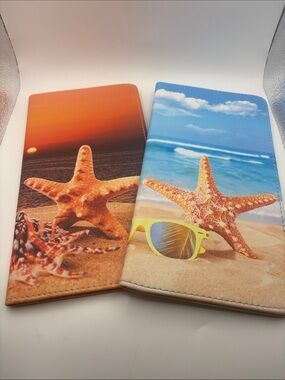 2 Large Travel Wallets